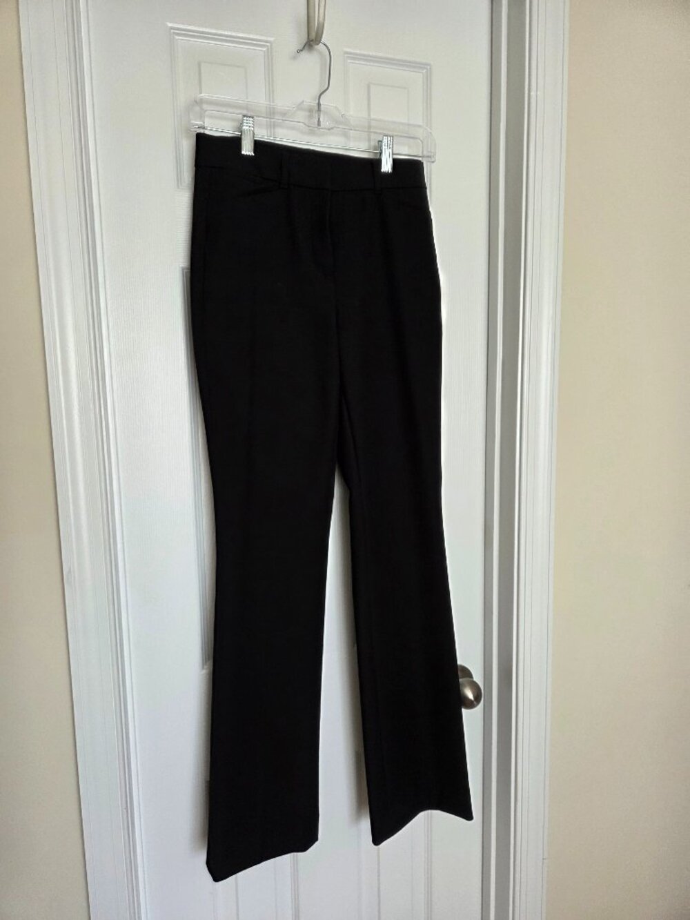 White House Ines Black Market Black Slim Boot Cut Dress Pants